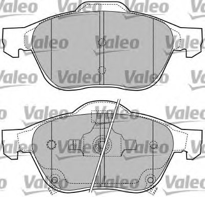 VALEO 598653 Brake Pad Set, disc brake
